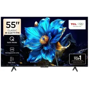Smart TV TCL 55″ P7K QLED 4K UHD – Google TV • Dolby Vision & Atmos • AiPQ • HDMI 2.1 Gamer