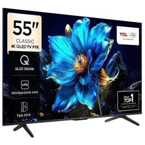 Smart TV TCL 55″ P7K QLED 4K UHD – Google TV • Dolby Vision & Atmos • AiPQ • HDMI 2.1 Gamer
