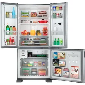 Geladeira Brastemp French Door Frost Free A+++ 554L Inox Bro85ak