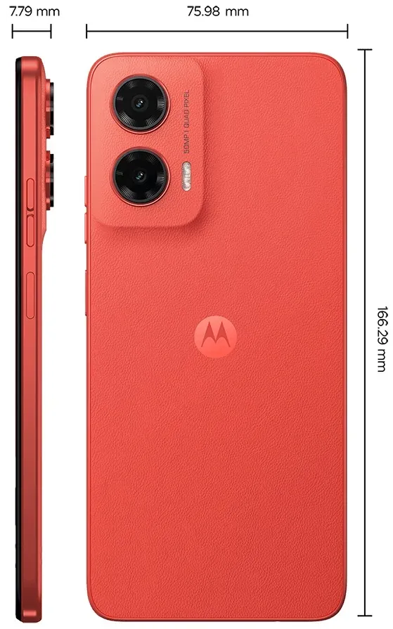 Smartphone Motorola Moto G35 Coral 6