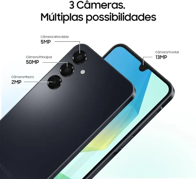 Smartphone Samsung Galaxy A16 Cinza 6
