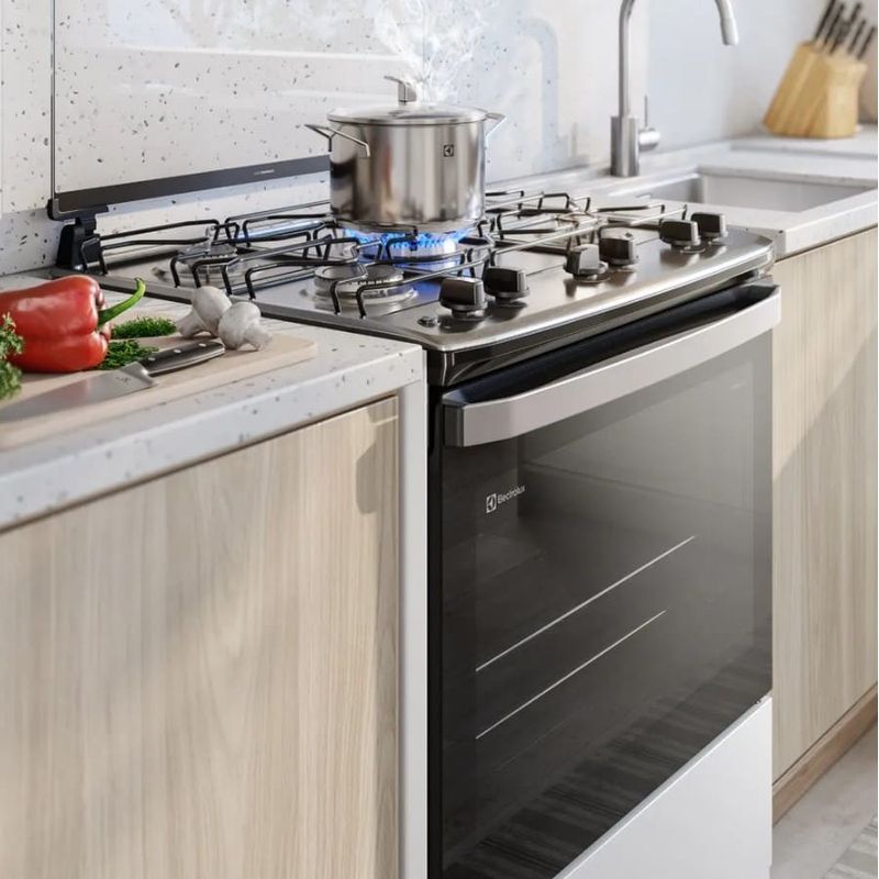 Fogao-5-bocas-Electrolux-Branco-Efficient-com-Mesa-Inox-PerfectCook-e-VaporBake--FE5IB-