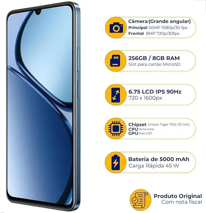 Smartphone Realme C63 RMX3939 2