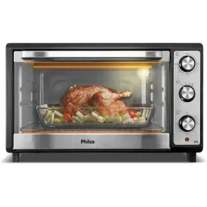 Forno Elétrico Philco 65 Litros PFE65 Preto 127V - Capacidade e Potência para Suas Receitas