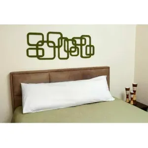 Travesseiro Ortobom Aman Corpo Inteiro 140x50cm em Fibras Siliconadas Macio