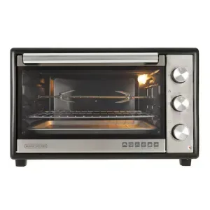 Forno Elétrico Black+Decker 60L FT60 com Função Rotisserie e Convecção – 127V