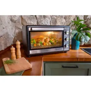 Forno Elétrico Black+Decker 46L FT46-BR com Timer e Controle de Temperatura – 127V